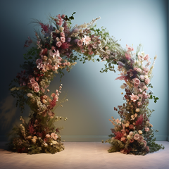 Bloomy Arch - Printed Backdrops