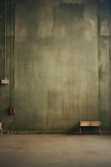 Textured Green Room