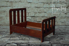 Brown wooden cot Type 2