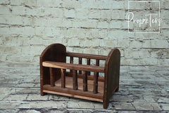 Brown wooden cot Type 6