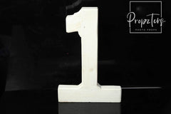 White Numeric One Type 2