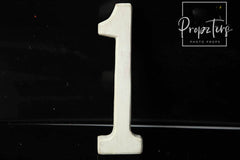 White Numeric One Type 1