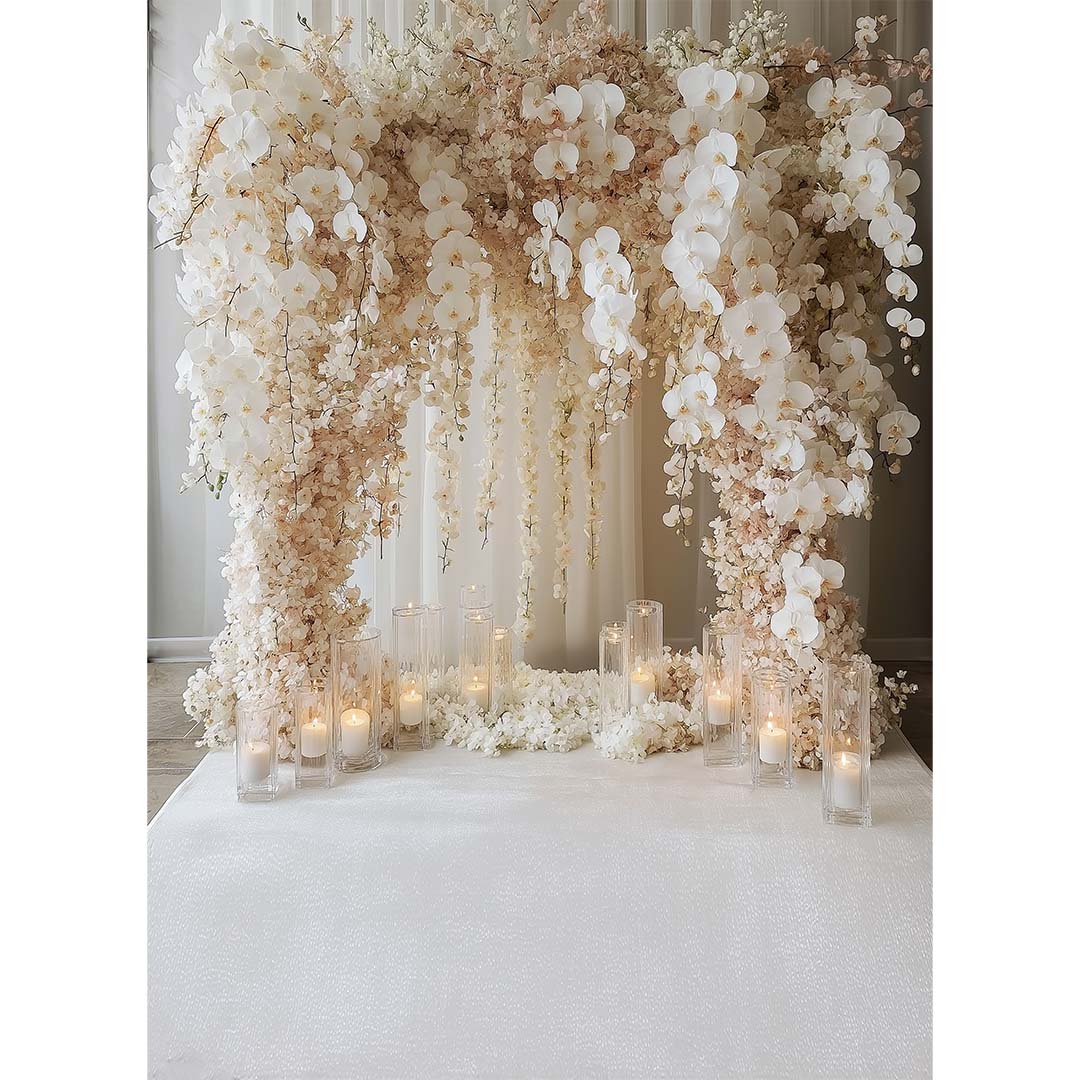 Candlelit Floral Cascade