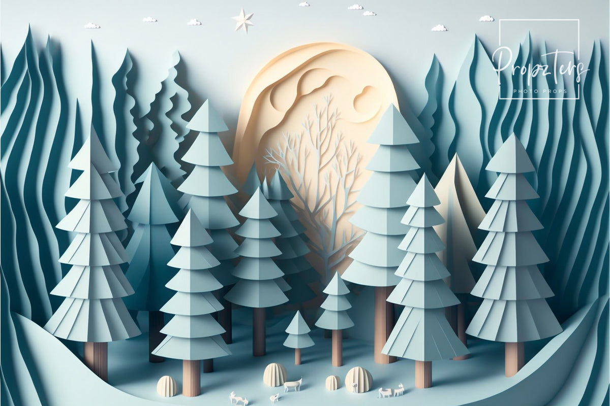 Coniferland - Printed Backdrops