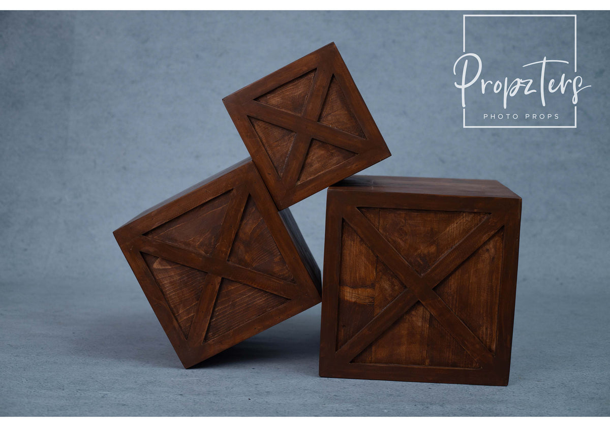 wooden Cube Set