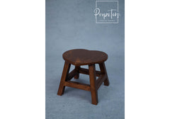 wooden Heart Stool