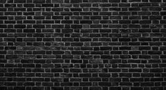 Brick Wall - Black - Printed Backdrops