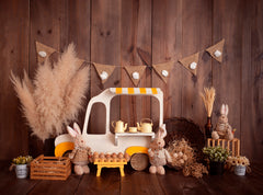 Bunny Tea Party - Printed Backdrops