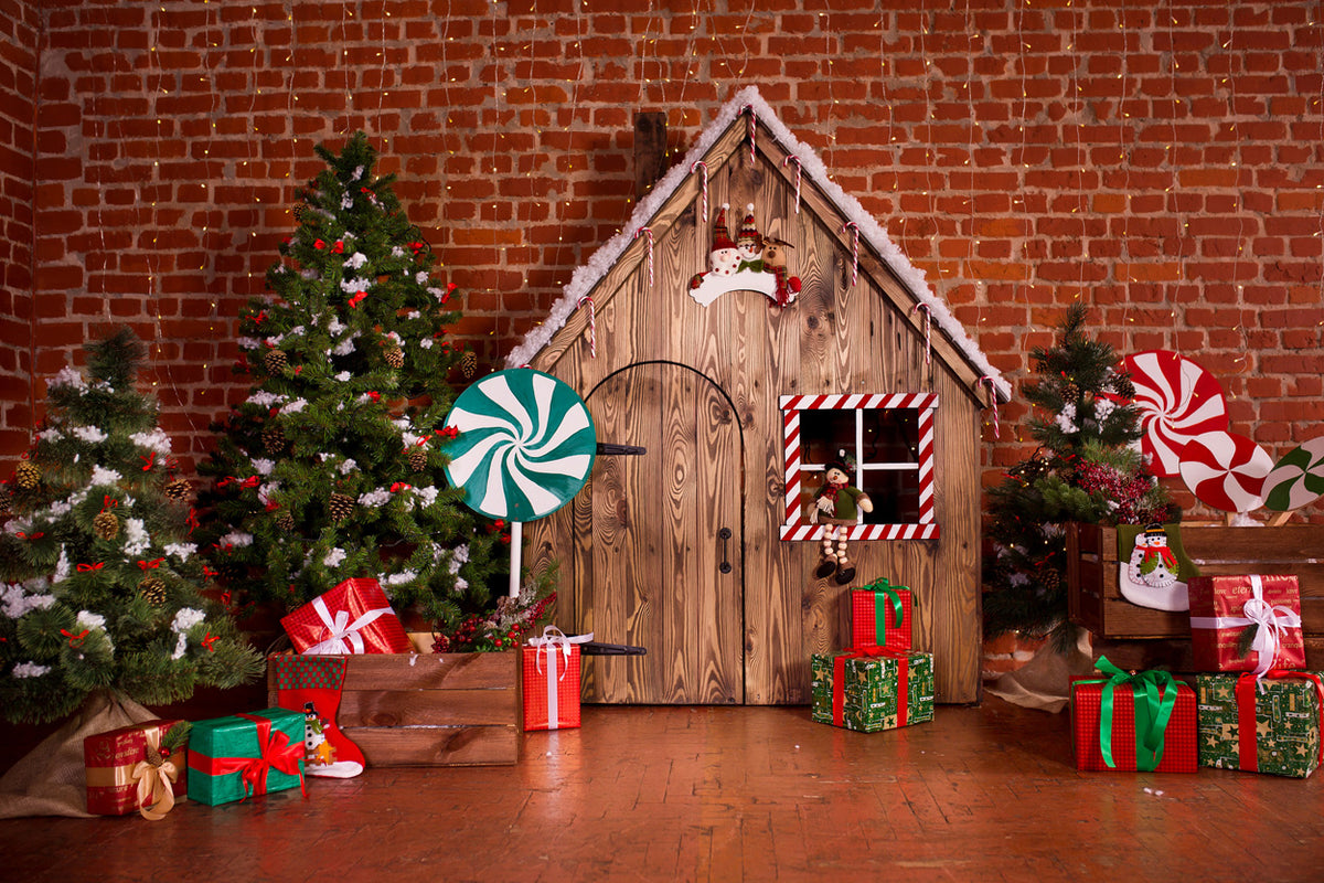 Christmas Gift Room - Printed Backdrops