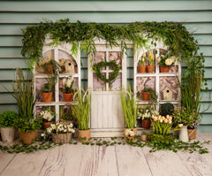 Door In The Garden - Printed Backdrops