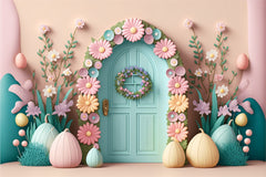 Pastel Flower Wall