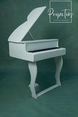 White Wooden Piano