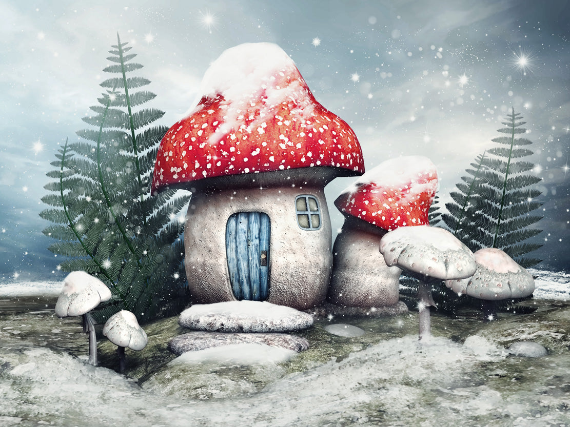 Winter Land Mushroom Home