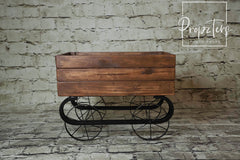 Wooden Wheel Cart